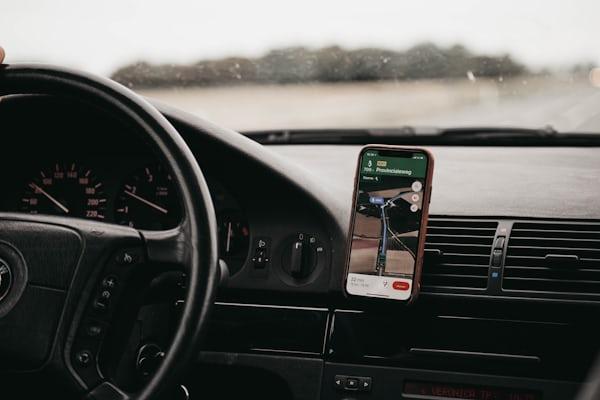 itinéraire en voiture (guidage GPS mobile)